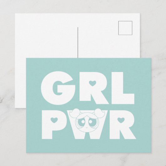 Bubels: Meisjeskracht Uitnodiging Briefkaart (Voorkant / Achterkant)