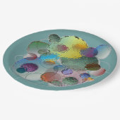 Bubels onder glas papieren bordje (Gekanteld)