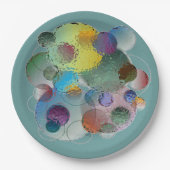 Bubels onder glas papieren bordje (Voorkant)