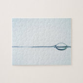 Bubels op het wateroppervlak legpuzzel (Horizontaal)