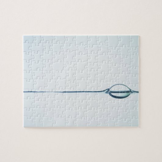 Bubels op het wateroppervlak legpuzzel (Horizontaal)