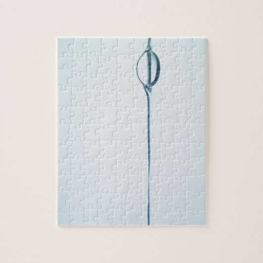 Bubels op het wateroppervlak legpuzzel (Verticaal)