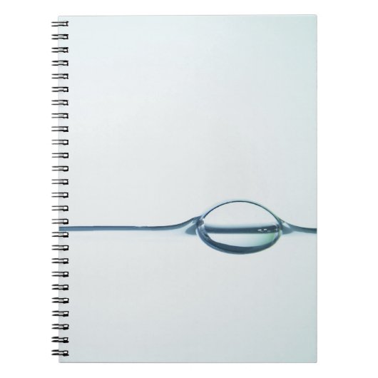 Bubels op het wateroppervlak notitieboek (Voorkant)