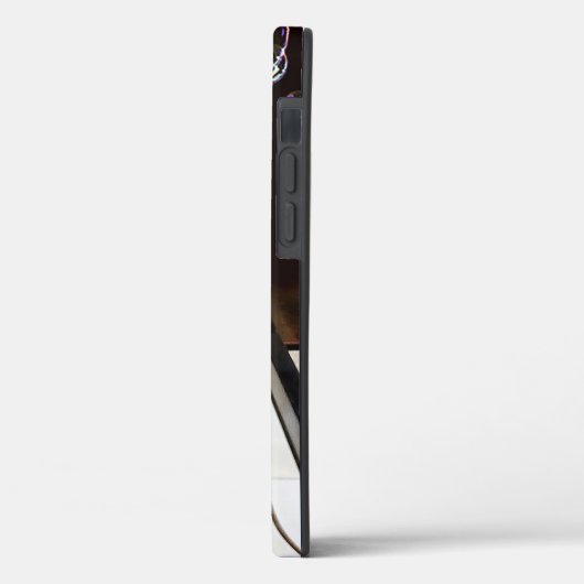 Bubels op Piano Hoesje-Mate iPhone Case (Achterkant / Links)