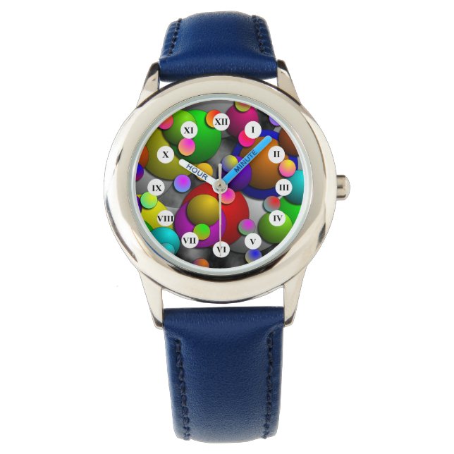 Bubels (R Face) van Kenneth Yoncich Horloge (Voorkant)