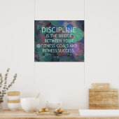 Bubels van Fitness Discipline Poster (Keuken)