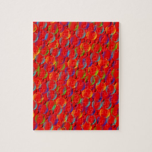 Bubels van kleur legpuzzel (Verticaal)