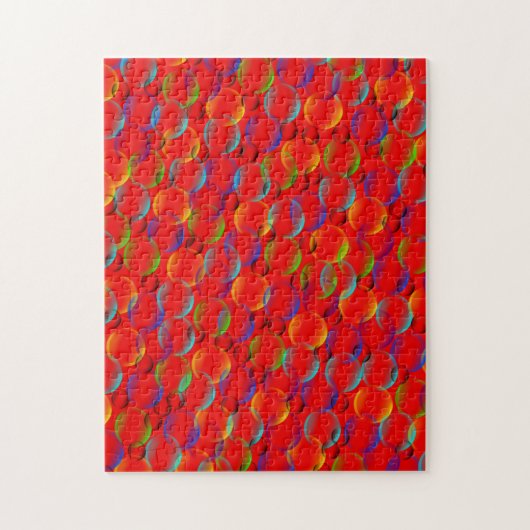 Bubels van kleur legpuzzel (Verticaal)