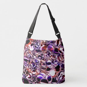 Bubels van kleurglas of edelstenen? crossbody tas
