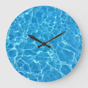 Bubelwater reflecteert textuur Grote klok