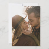 Bubely Couples Verloving Foto bedankt (Achterkant)