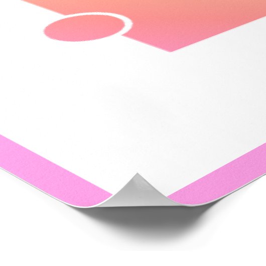 Bubely Lady Basketball Player Silhouette Poster (Hoek)