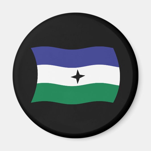 Bubi Nationalist Flag Magnet (Voorkant)