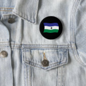 Bubi-nationalistische vlag knop ronde button 5,7 cm (In situ)