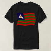 Bubi Tribal Flag Africa African Bioko Island Guine T-shirt (Design voorkant)
