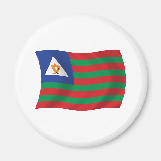 Bubi Tribal Flag Magnet (Voorkant)