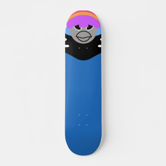 Bubla-Chan Clupkitz Samurai Geisha Skateboard (Voorkant)