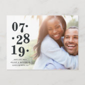 Bubledatum | De foto bewaart de Datum Aankondigingskaart (Voorkant)