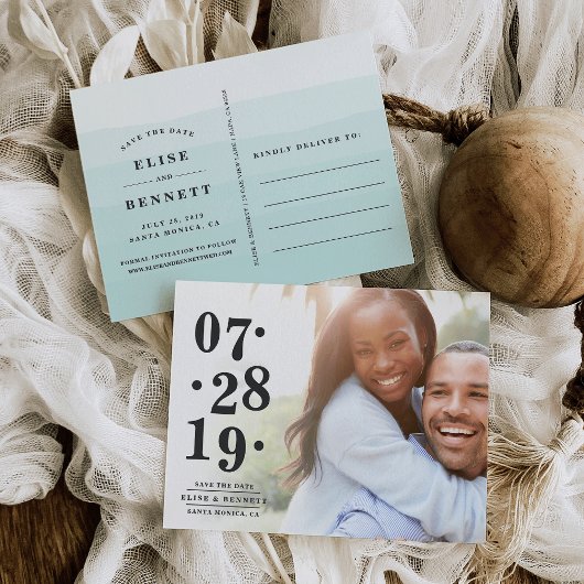 Bubledatum | De foto bewaart de Datum Aankondigingskaart