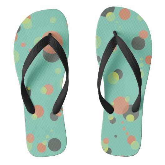 BUBLES Universum elke kleur Teenslippers (Voetbed)