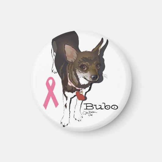 Bubo, de chihuahua magneet (Voorkant)