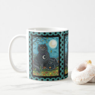 BUBO EN PYEWACKET BLACK CAT HALLOEEN MOK Stippen
