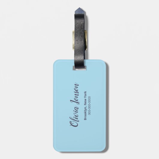 Bubu de cavia, Holoscope Land Bagagelabel (Achterkant verticaal)