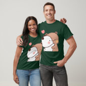 Bubu Dudu Cute Couple Cartoon funny T-shirt (Unisex)