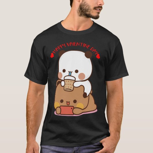 Bubu Dudu Gelukkige Valentijnsdag T-shirt (Voorkant)