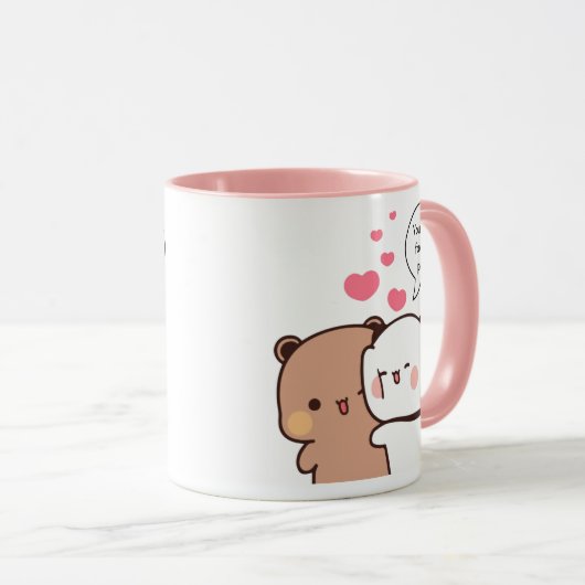 Bubu en Dudu Mok Gepersonaliseerd Echtpaar Gift (Voorkant rechts)