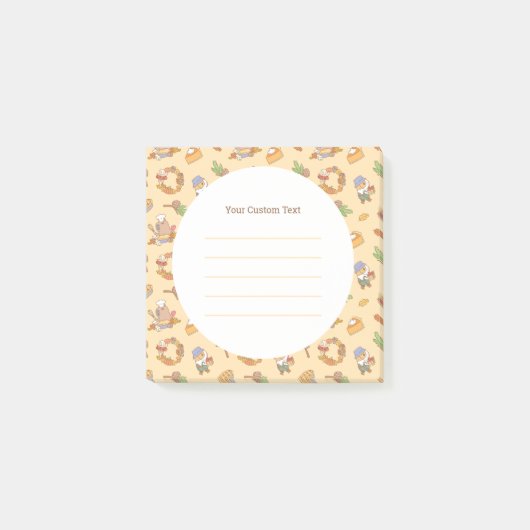 Bubu en Moonch, Herfst en Pie Post-it® Notes (Voorkant)
