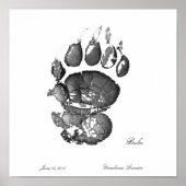 Bubu Pawprint Poster (Voorkant)