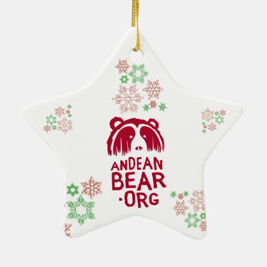 Bubu Star Keramisch Ornament (Achterkant)