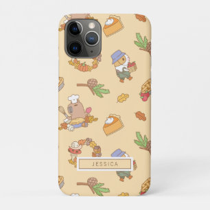 Bubu the Guinea Pig, Herfst and Pie Pattern Case-Mate iPhone Case