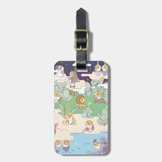 Bubu the Guinea Pig, Holoscope Land Bagagelabel (Voorkant verticaal)