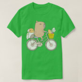 Bubu the Guinee Pig Biking T-shirt (Design voorkant)