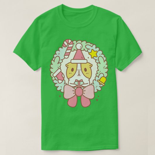 Bubu the Guinee Pig Xmas T-shirt (Design voorkant)