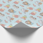 Bubu the Guinee varkensheek South Pole Holiday Pat Cadeaupapier (Hoek)