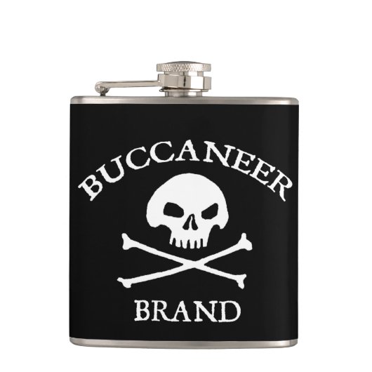 Buccaneer Brand Flask Heupfles (Voorkant)