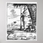 Buccaneer in West Indies, 1686 Poster (Voorkant)