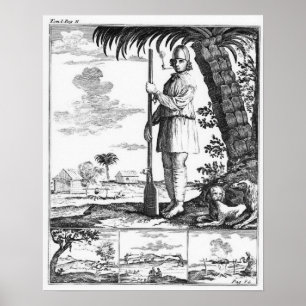 Buccaneer in West Indies, 1686 Poster
