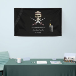 Buccaneer party Pirate thema verjaardag / vrijgeze Spandoek