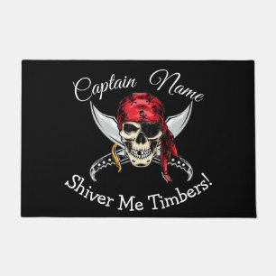 Buccaneer Pirate Legend Cross Knives Deurmat