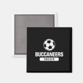Buccaneers Voetbal voor Basisonderwijs, Middelbare Magneet (Voorkant / Achterkant)
