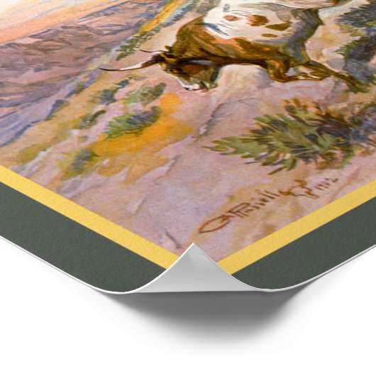 Buccaroos 1902 Old West Cowboy Poster (Hoek)