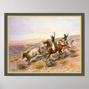 Buccaroos 1902 Old West Cowboy Poster