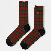Buccleuch Officiële Tartan met monogram / initiale Sokken (Links)
