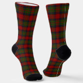 Buccleuch Officiële Tartan met monogram / initiale Sokken (Gebogen)