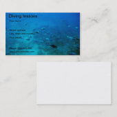 Buceo en el mar visitekaartje (Voorkant / Achterkant)