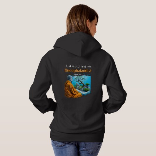 Bucephalandra Zen – A Meditative Aquascaping Hoodie (Achterkant volledig)